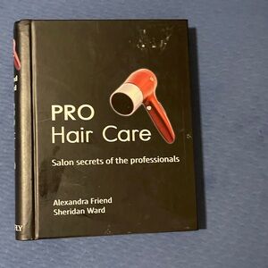 Pro Hair Care Book by Alexandra Friend and Sheridan Ward - Black Cover